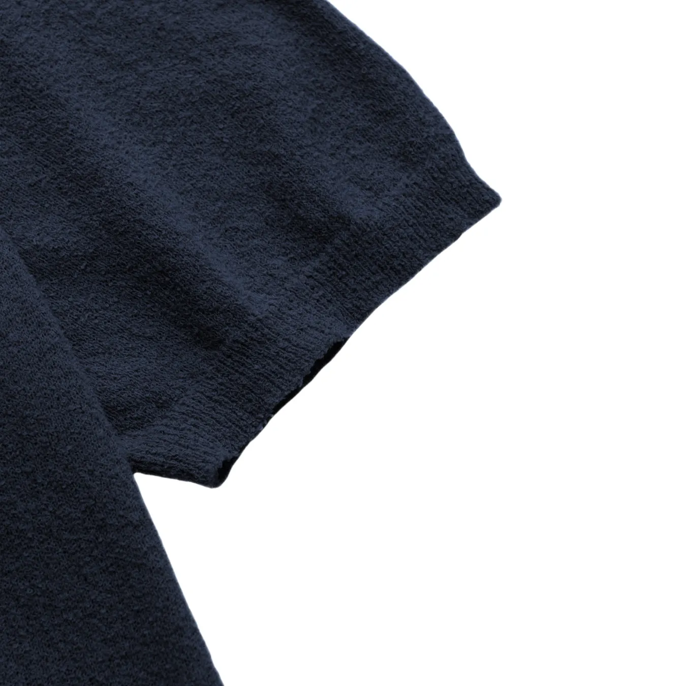 Navy Textured T-Shirt