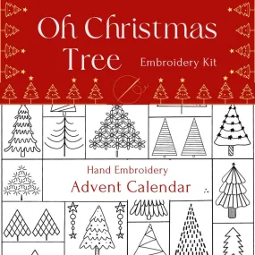 Oh Christmas Tree Advent 2024 Embroidery Kit