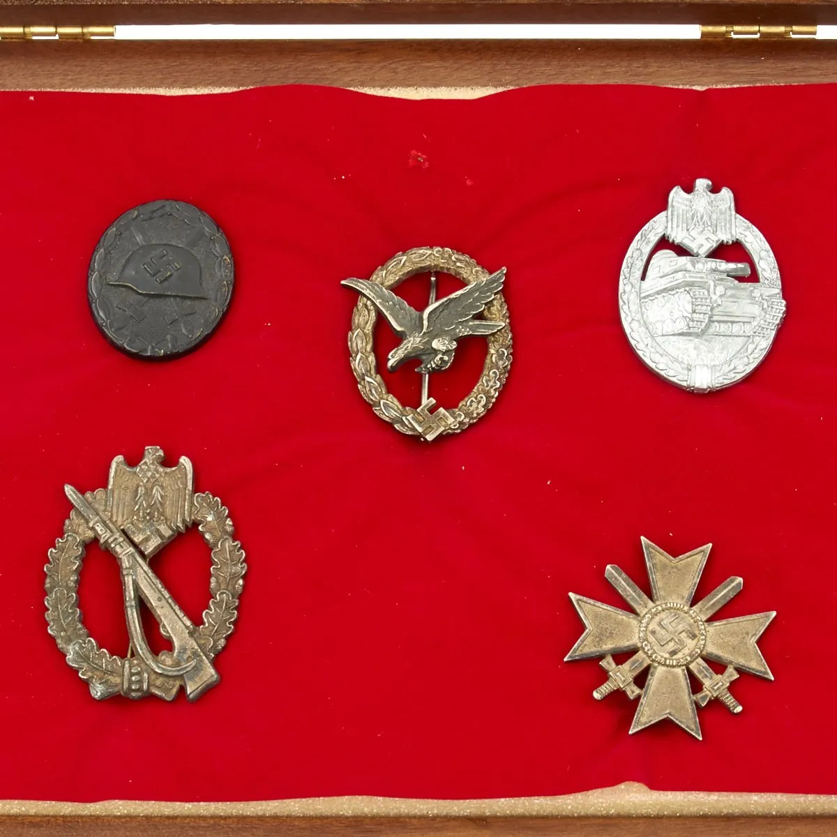 Original German WWII Medal Grouping in Case