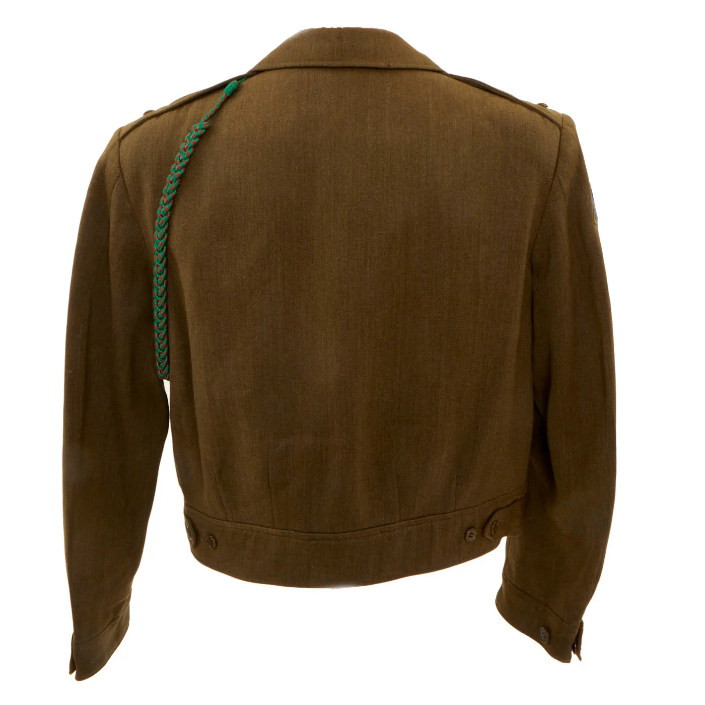 Original U.S. Korean War Named Armored Division Tank Destroyer Officers Ike Jacket - Bronze Star Recipient