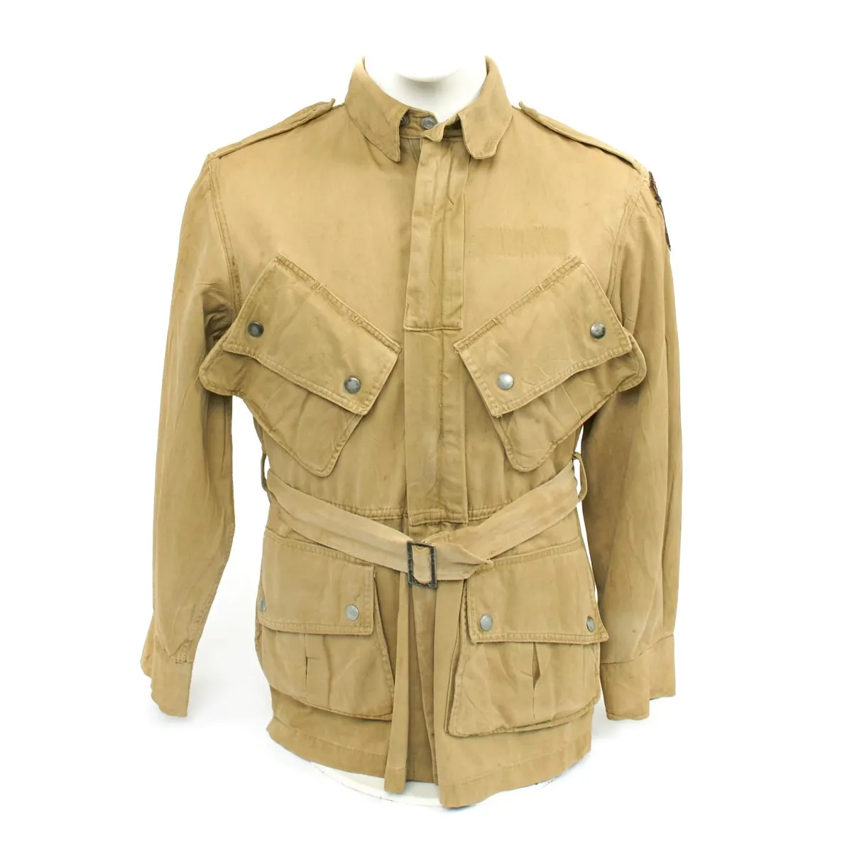 Original U.S. WWII 101st Airborne M1942 Paratrooper Jump Jacket - Very Good Condition