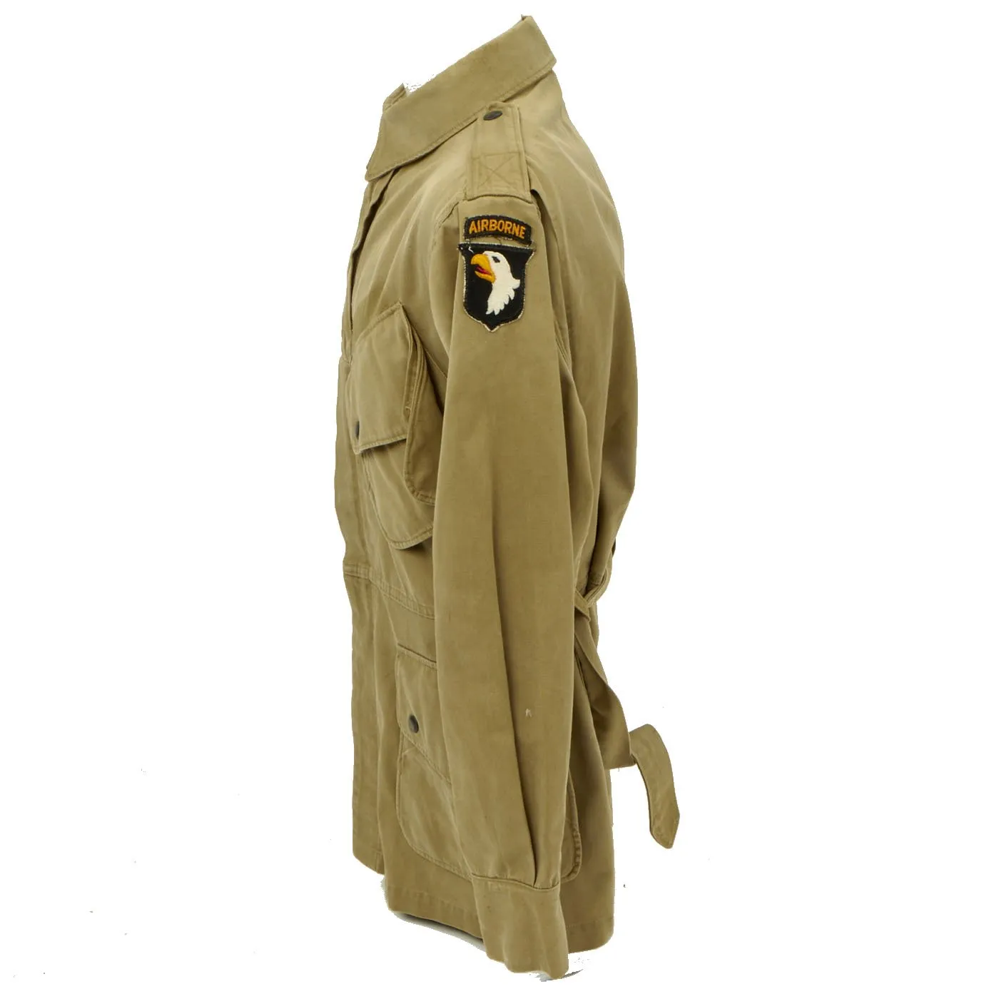 Original U.S. WWII 101st Airborne Named M1942 Paratrooper Jump Jacket - Excellent Condition