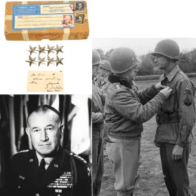 Original U.S. WWII “Mr. Armor” General Isaac D. White General’s Stars in Original Shipping Box