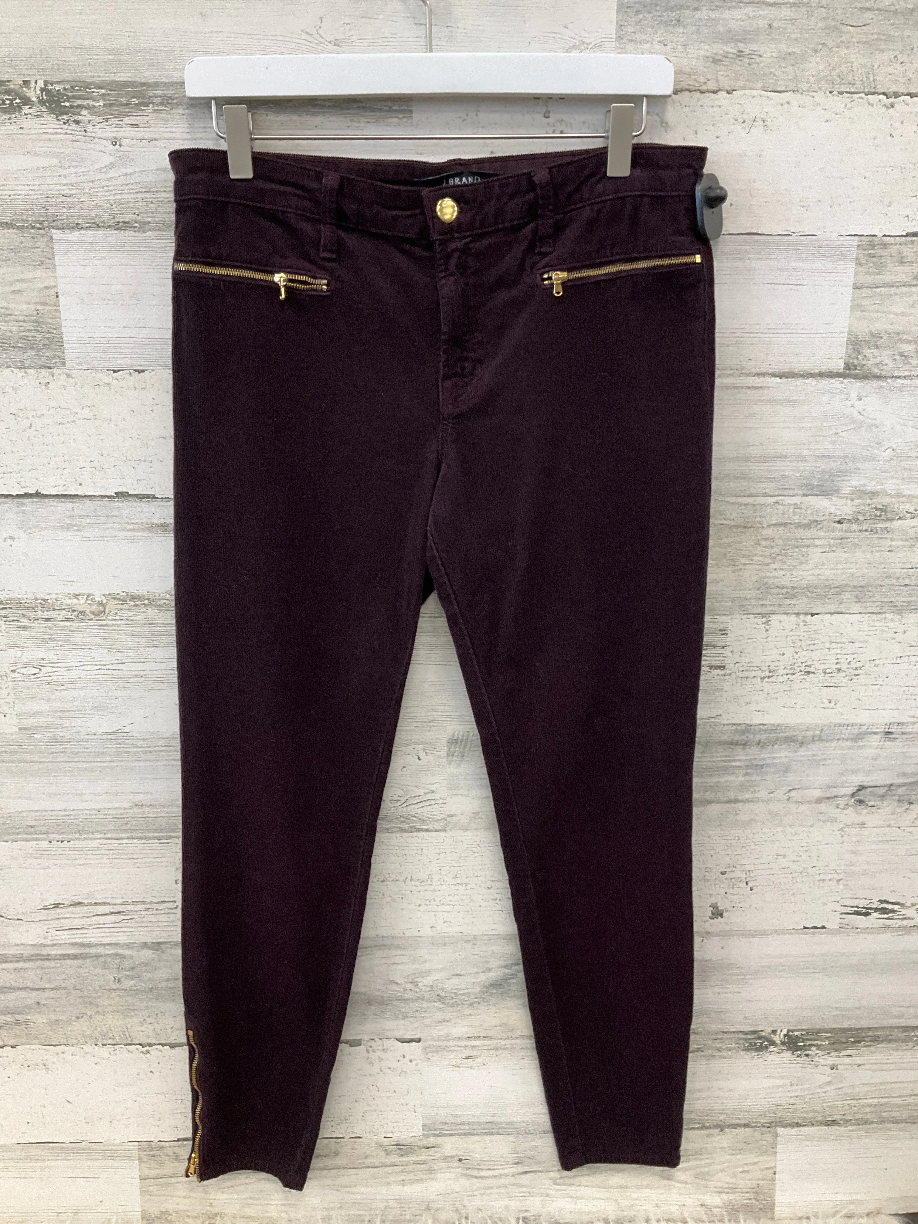 Pants Corduroy By J Brand In Purple, Size: 10