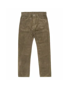 PINCORD 5-POCKET PANTS - BROWN