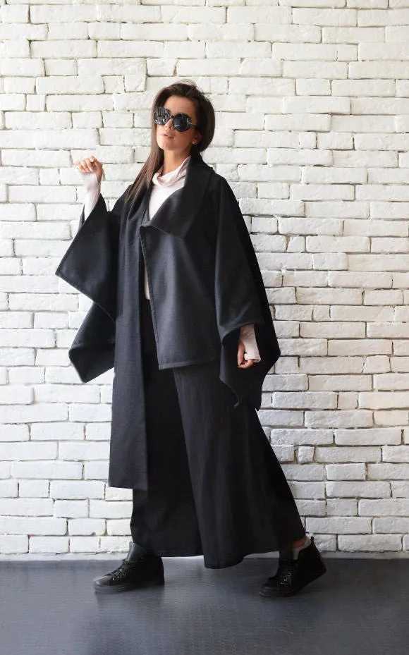 Plus Size Maxi Coat