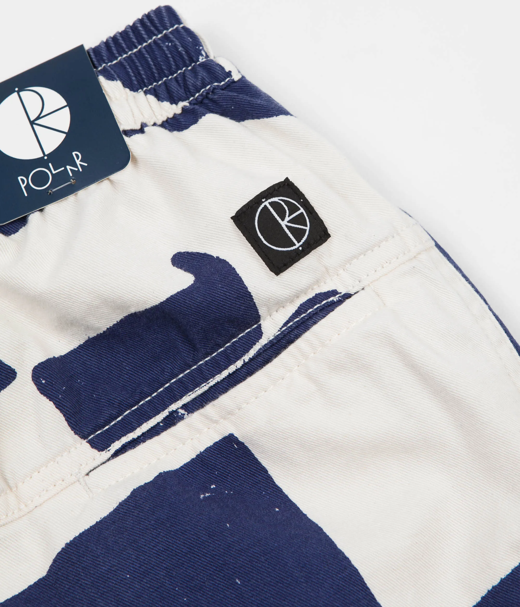 Polar TK Surf Pants - Ecru / Navy