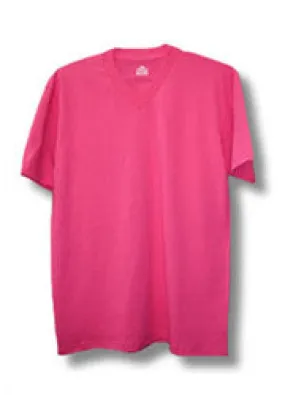 Pro Club Comfort Short Sleeve V-Neck Hot Pink T-Shirt