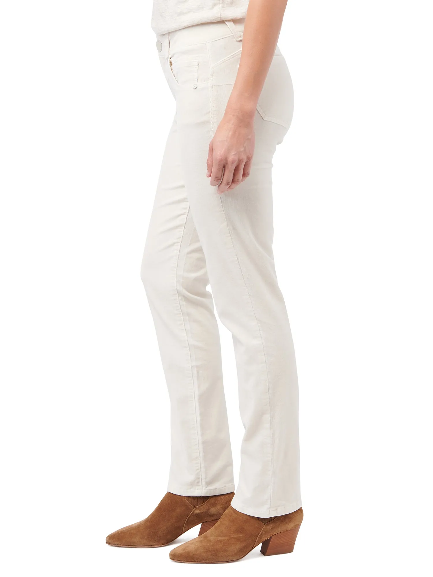 "Ab"solution® Petite Corduroy Straight Leg Pants