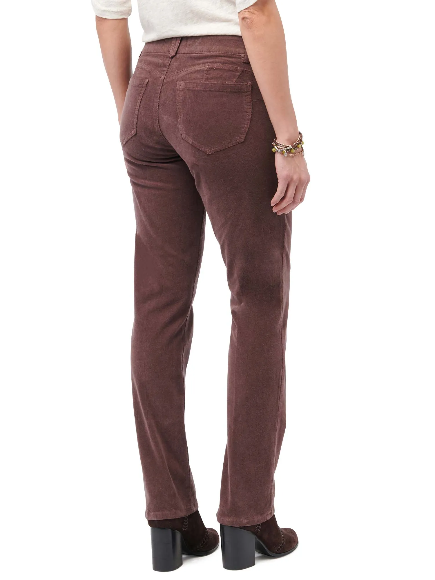 "Ab"solution® Petite Corduroy Straight Leg Pants