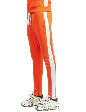 Rebel Minds - Track Pants - Orange/White