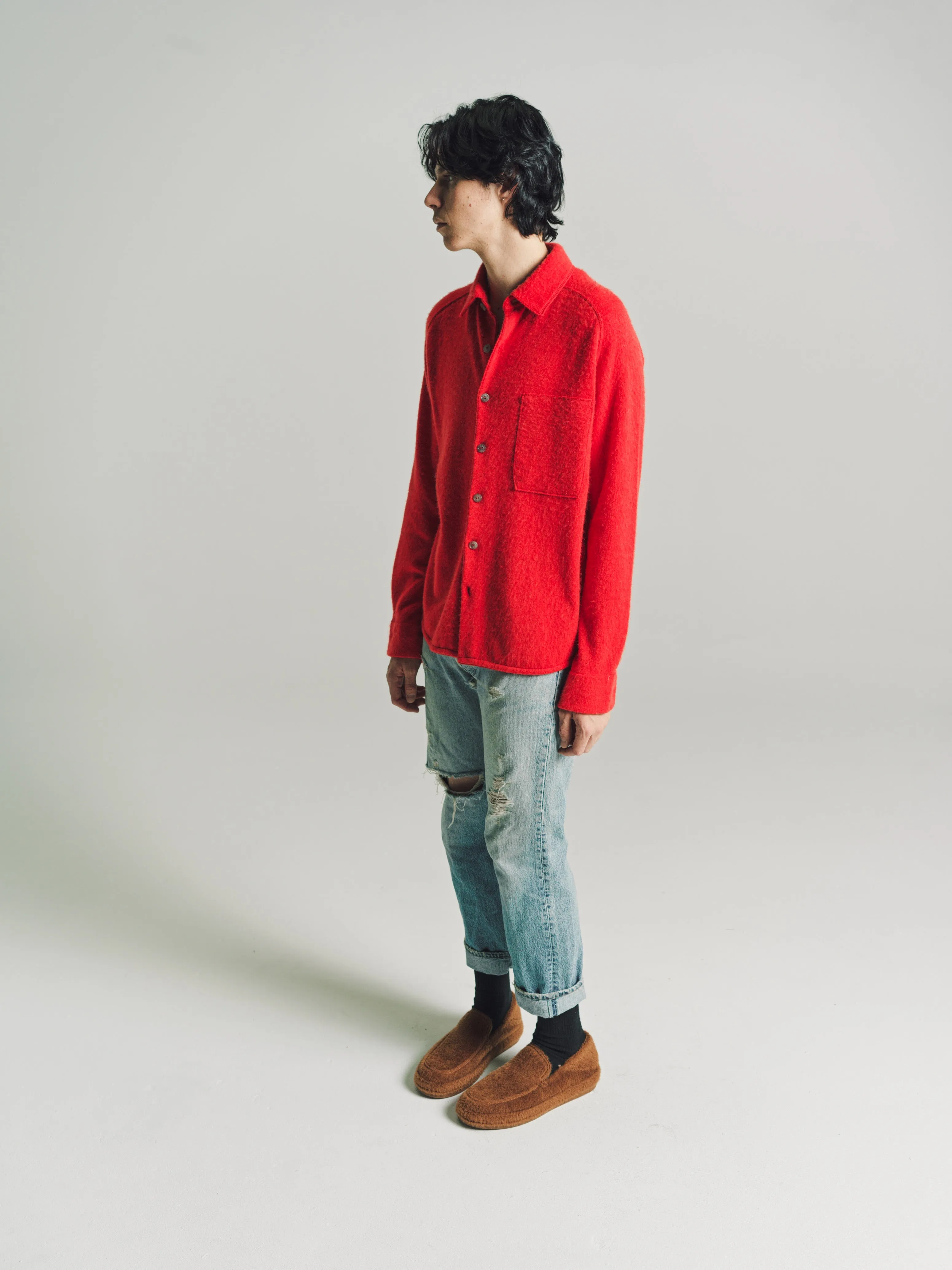 Red Oasi Cashmere Shirt