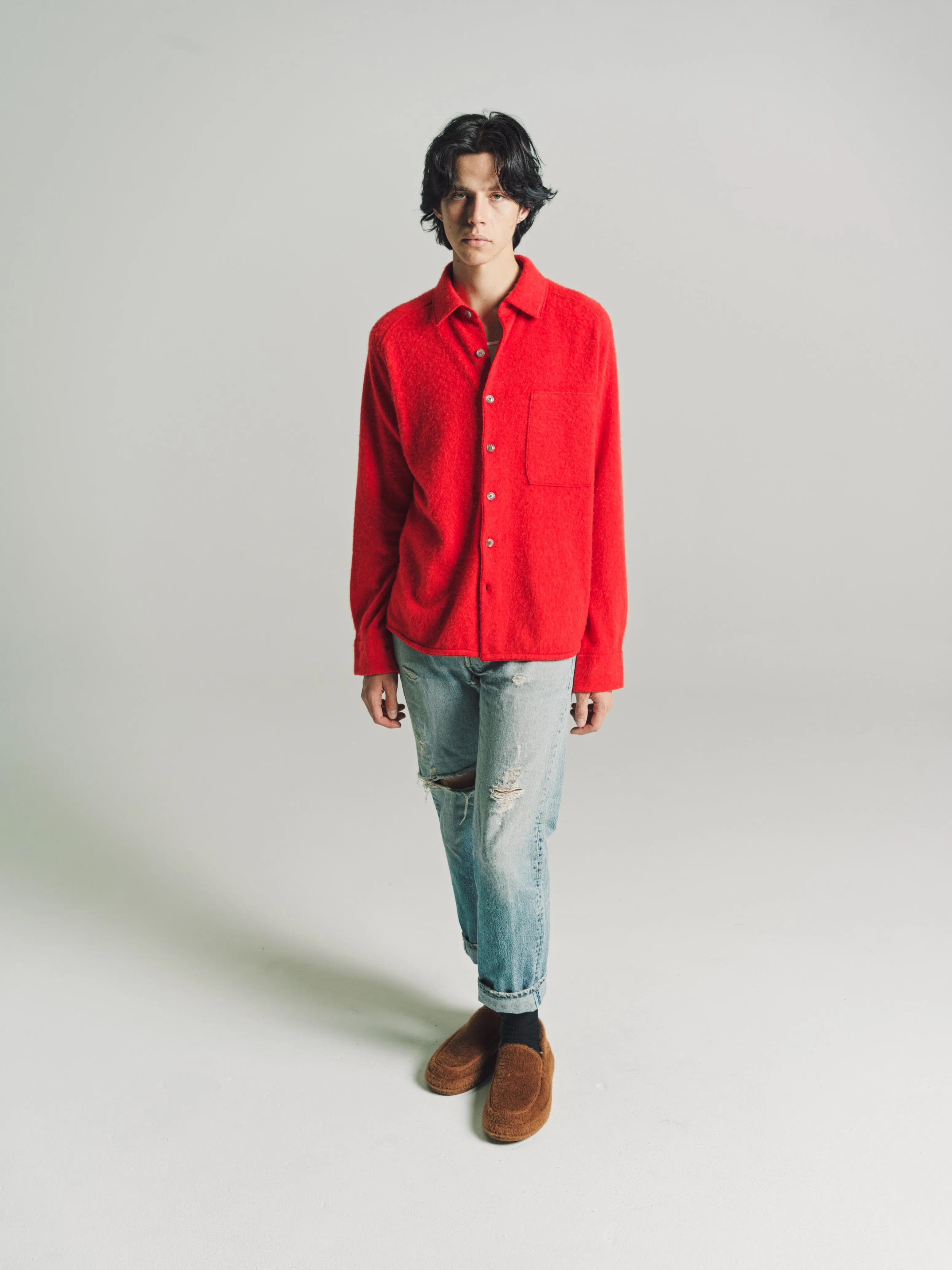 Red Oasi Cashmere Shirt