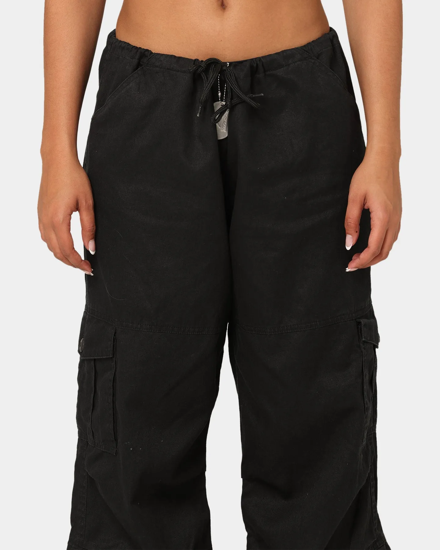 Rothco Women's Vintage Paratrooper Fatigue Cargo Pants Black