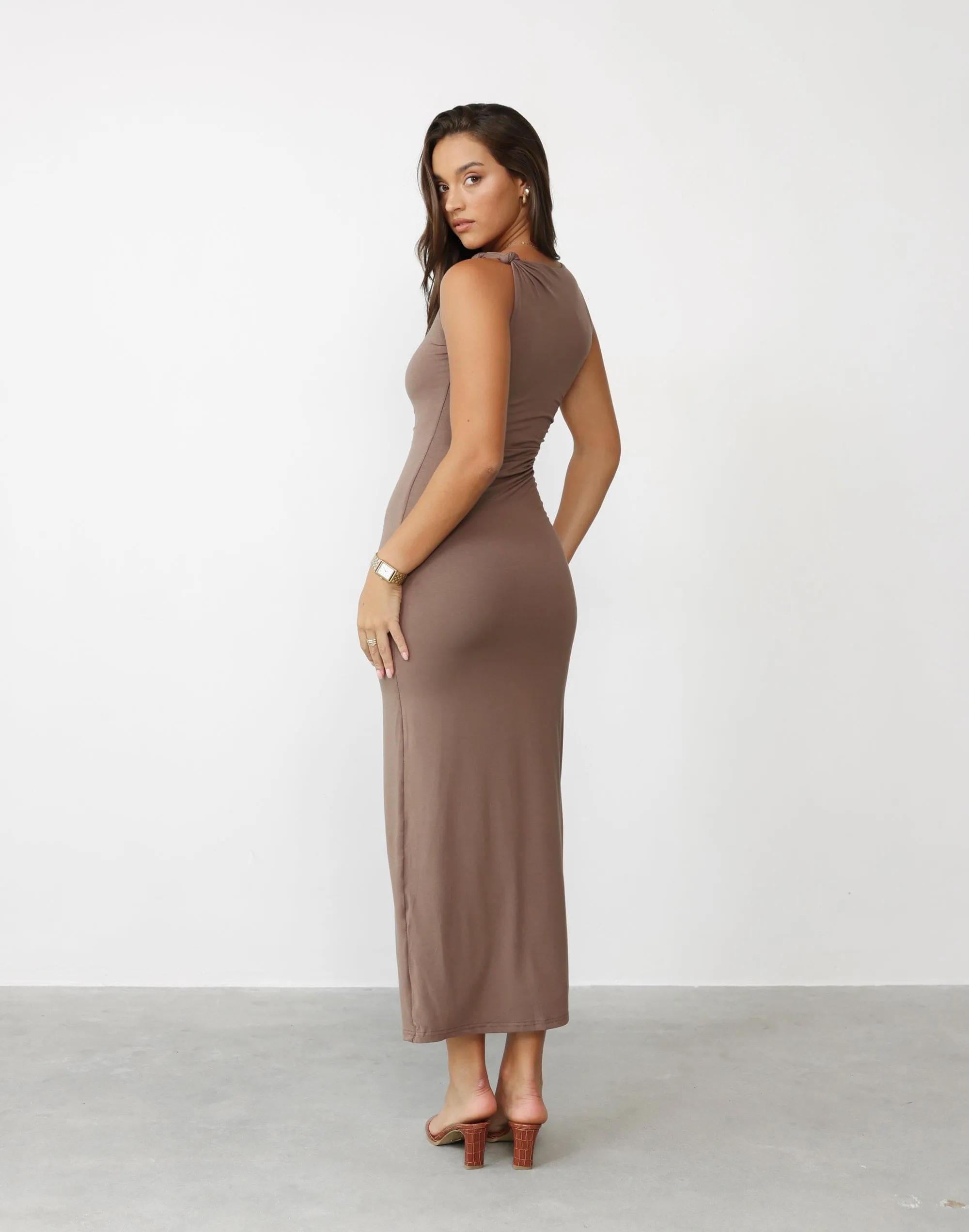 Sahana Maxi Dress (Mocha)