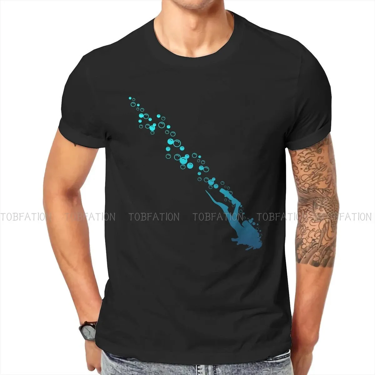 Scuba diving T-Shirt for Men | Blue ocean Diver