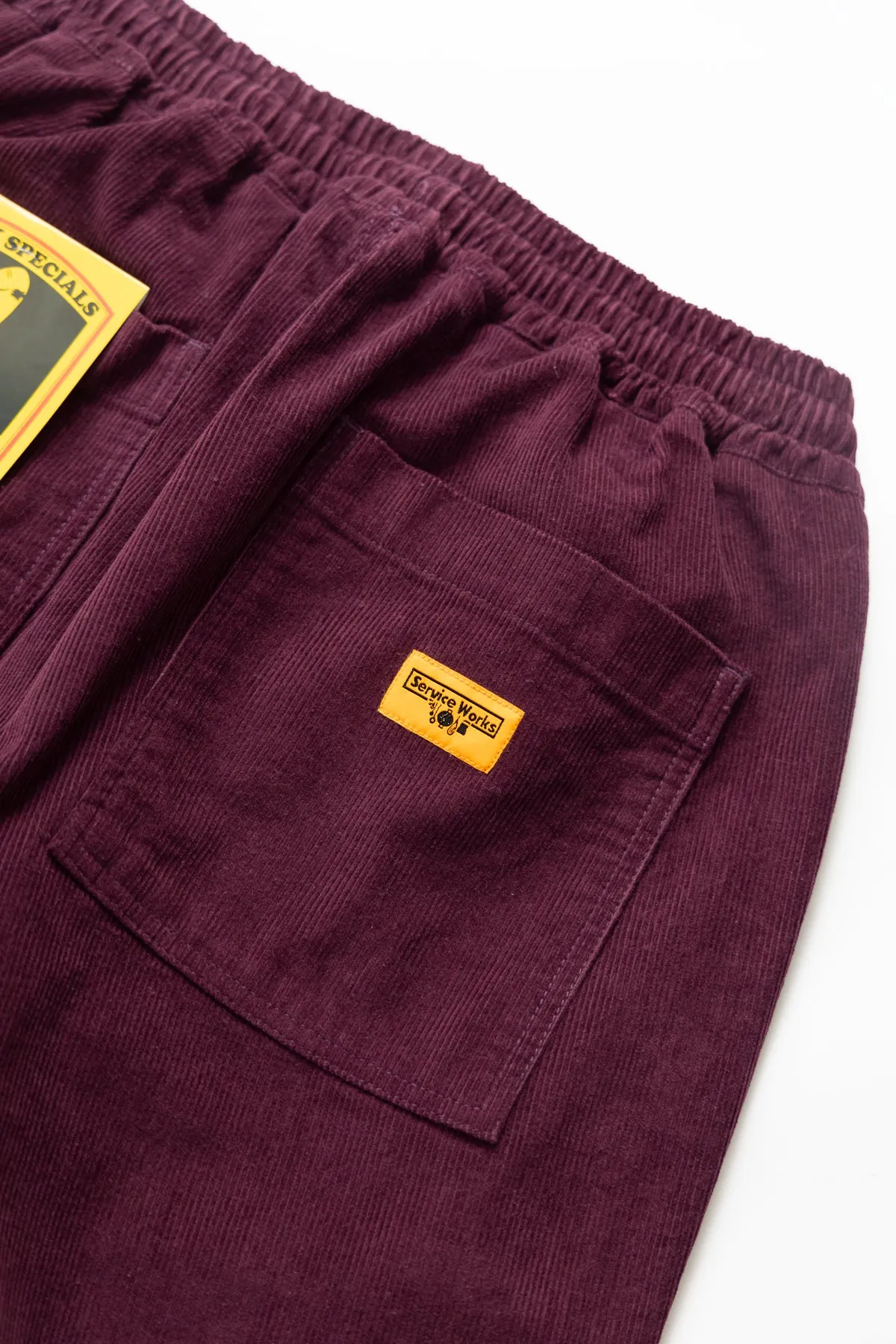 Service Works - Corduroy Chef Pants - Plum