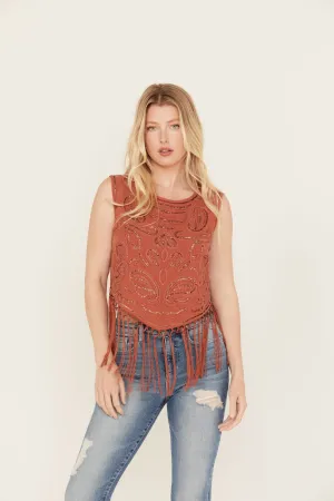 Showstopper Fringe Top