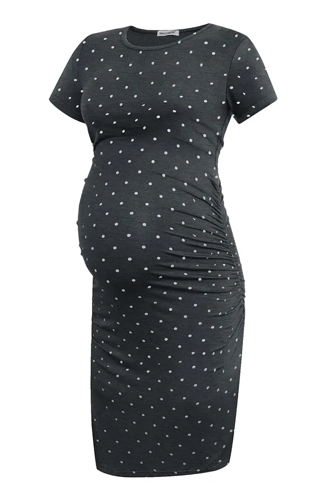 Smallshow Bodycon Floral Maternity Dress