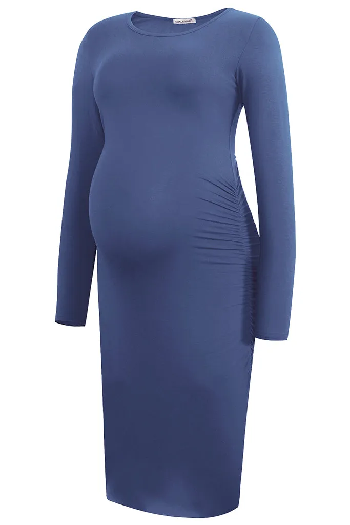 Smallshow Long Sleeve Bodycon Maternity Dress