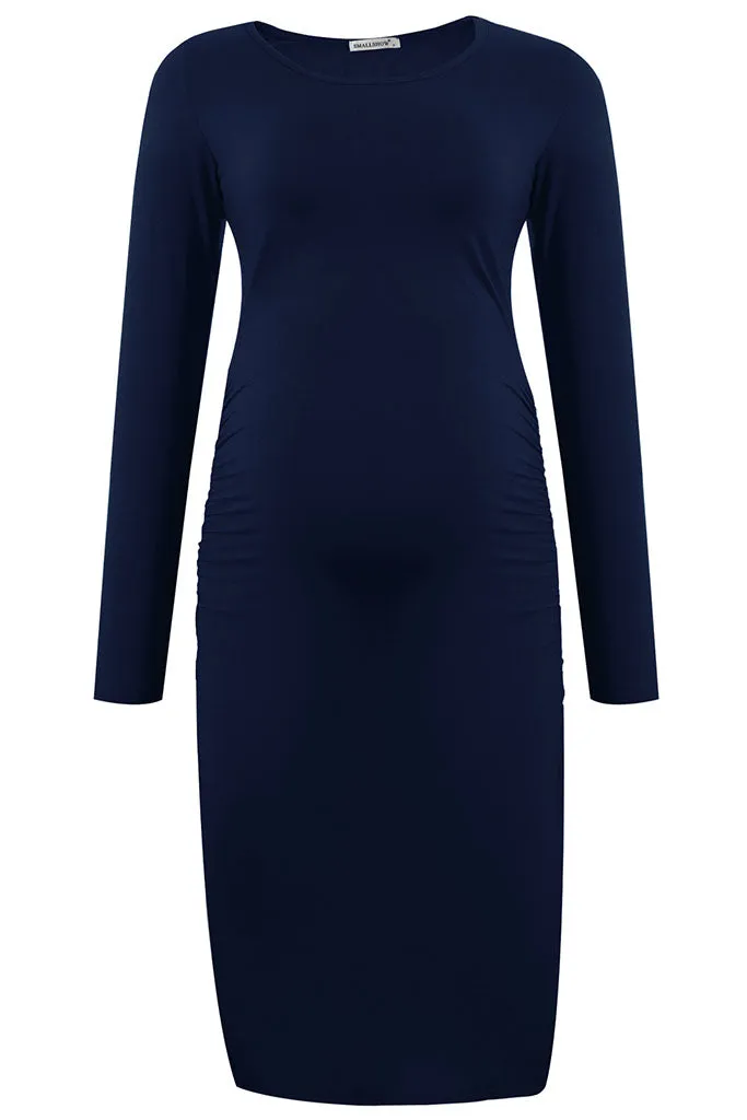 Smallshow Long Sleeve Bodycon Maternity Dress