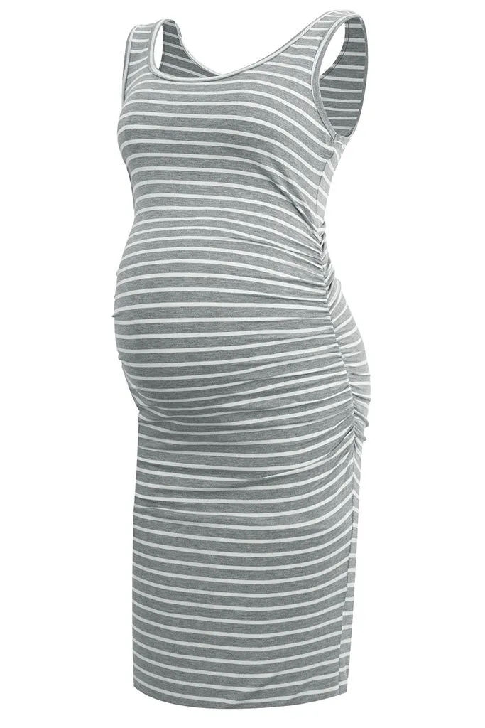 Smallshow Sleeveless Bodycon Maternity Dress