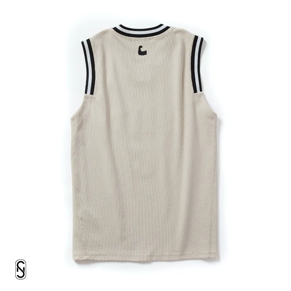 SN BLLR Vest - Cream/Black