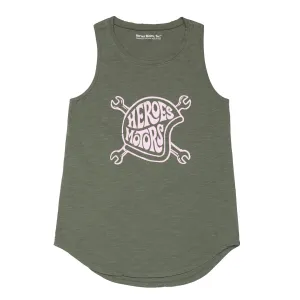 Tank Top "Fun Helmet" Army