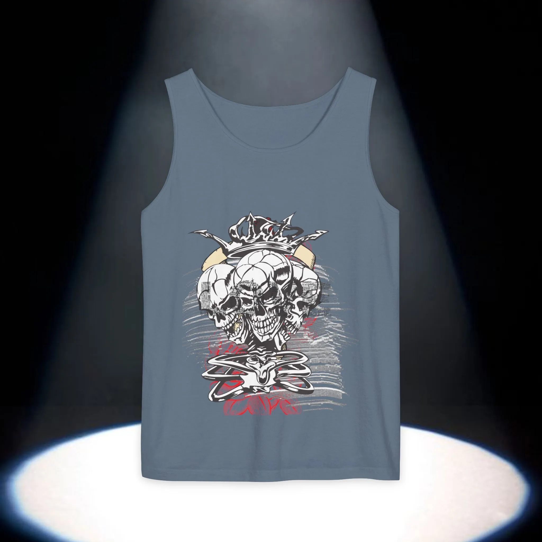 Tank Top Skulls and Roses