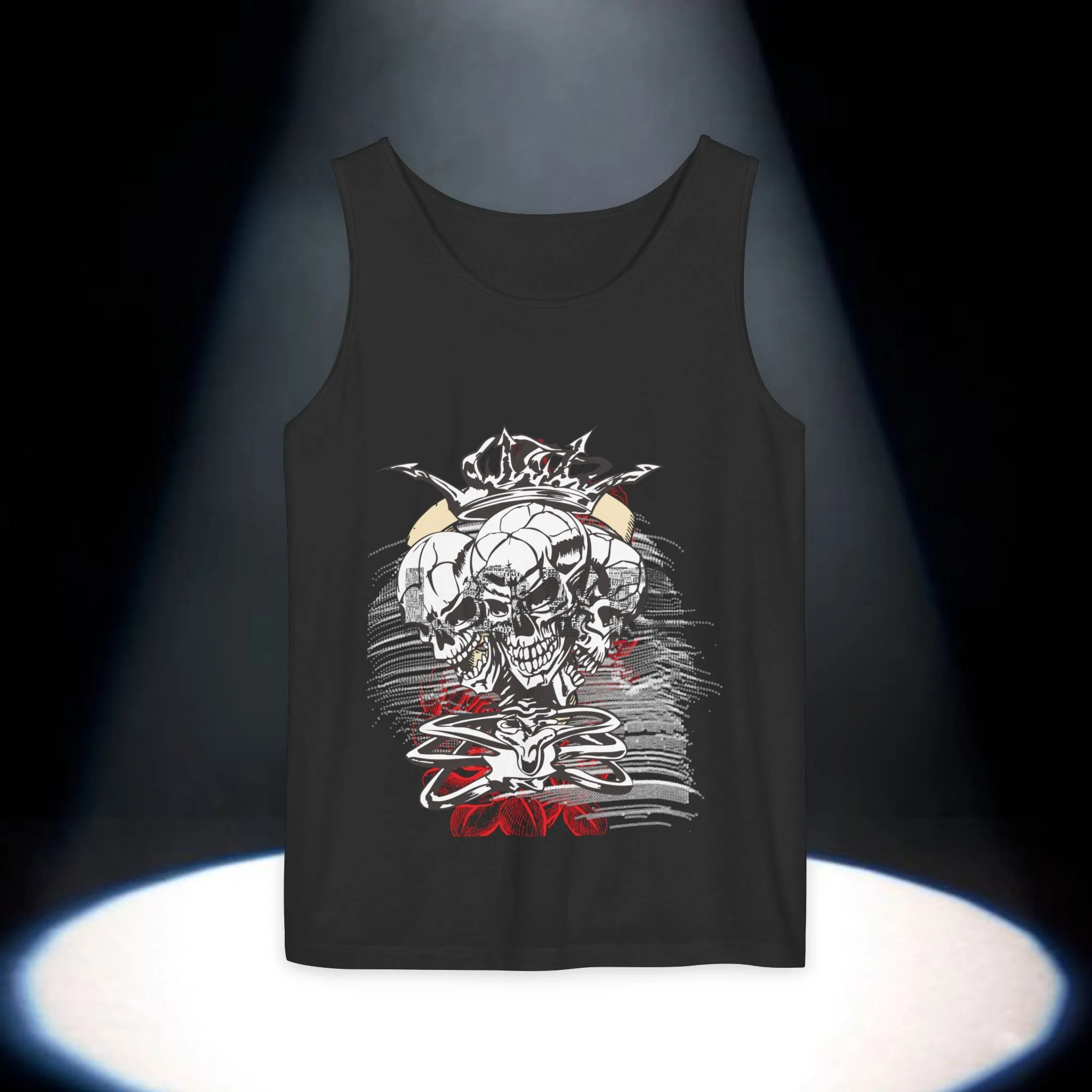 Tank Top Skulls and Roses