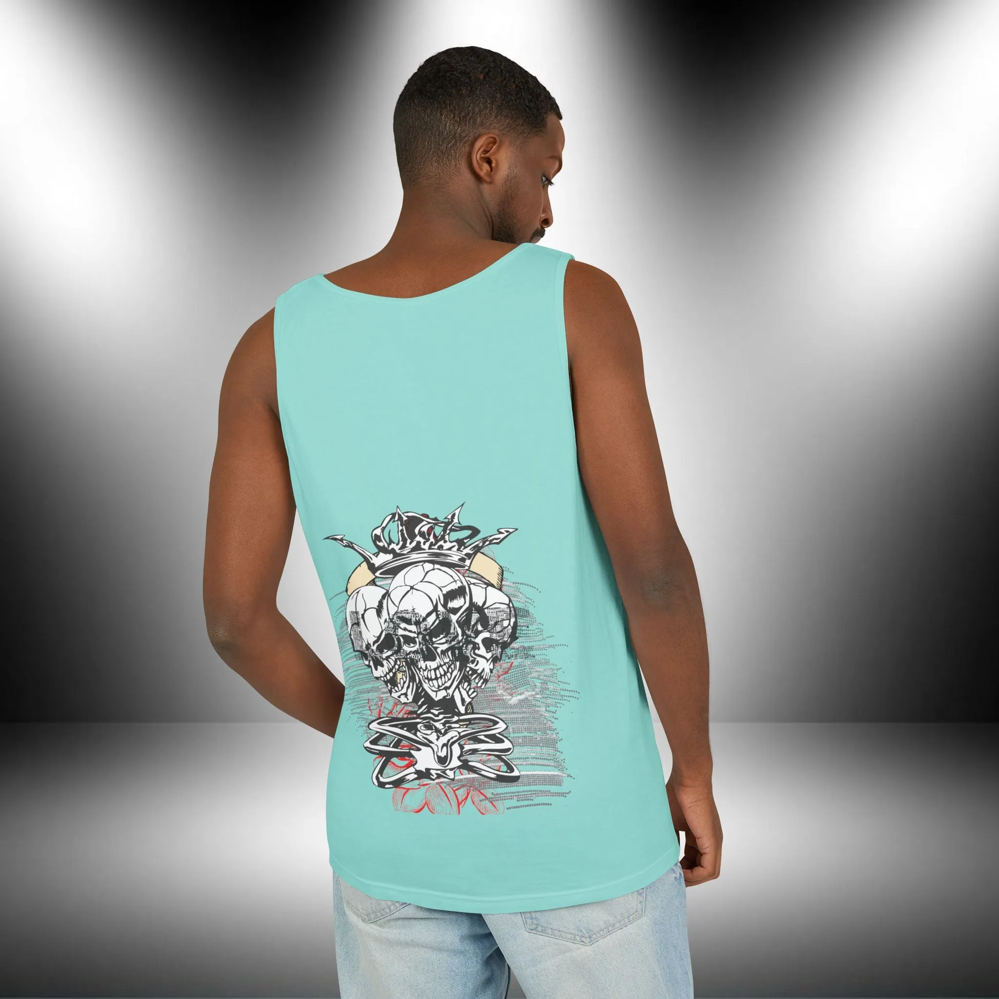 Tank Top Skulls and Roses