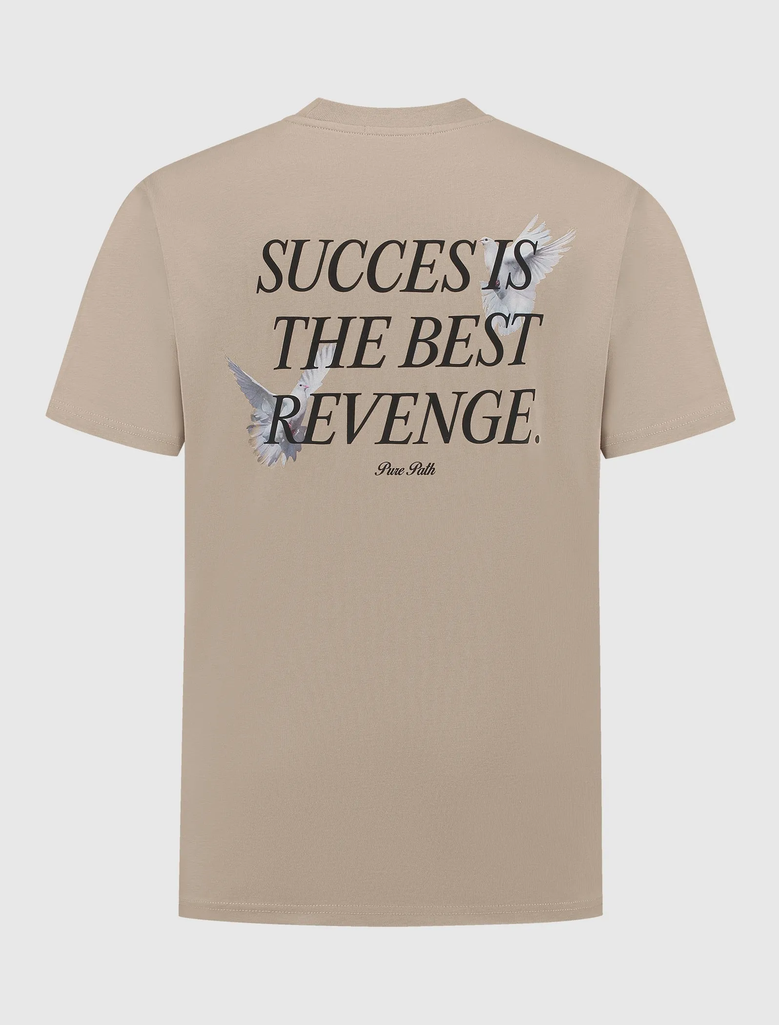 The Best Revenge T-shirt | Taupe