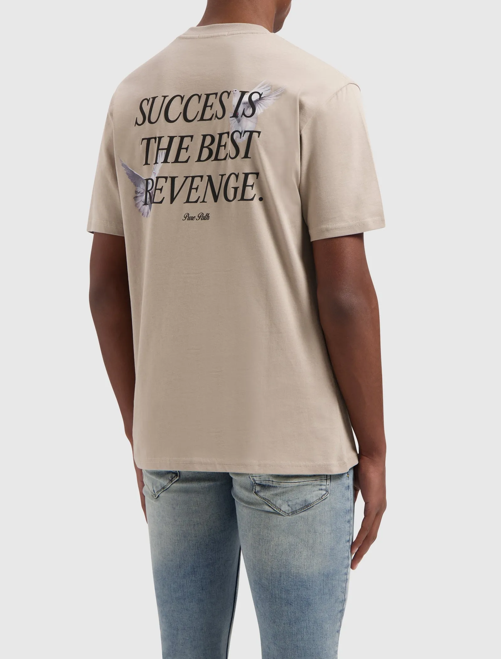 The Best Revenge T-shirt | Taupe