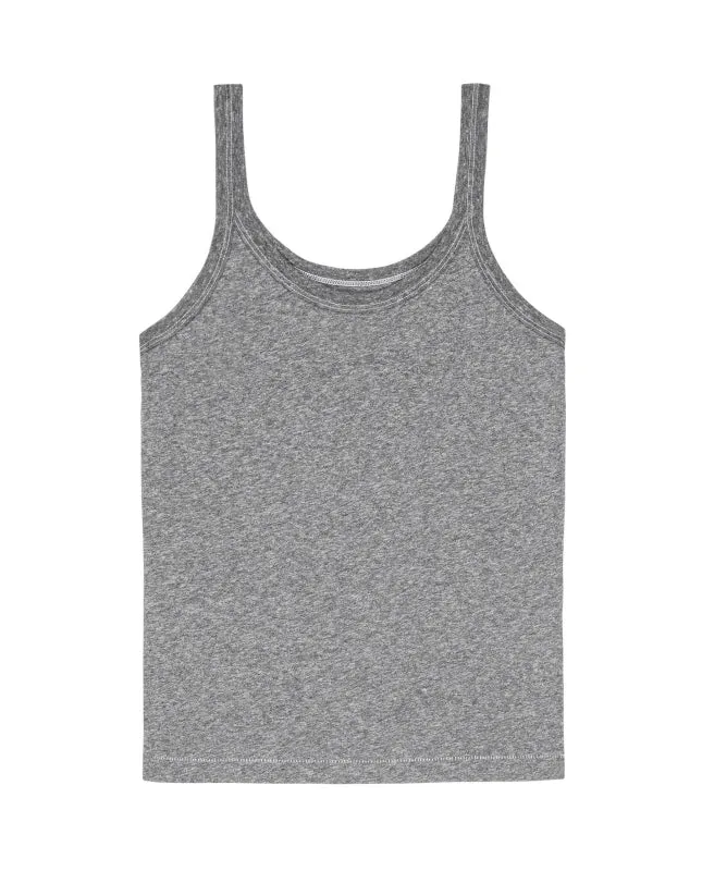 The Great - The Slim Tank In Heather Grey