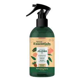 TropiClean Essentials Refreshing Spray Jojoba Oil - Garden Rose & Jojoba for Dogs 8oz