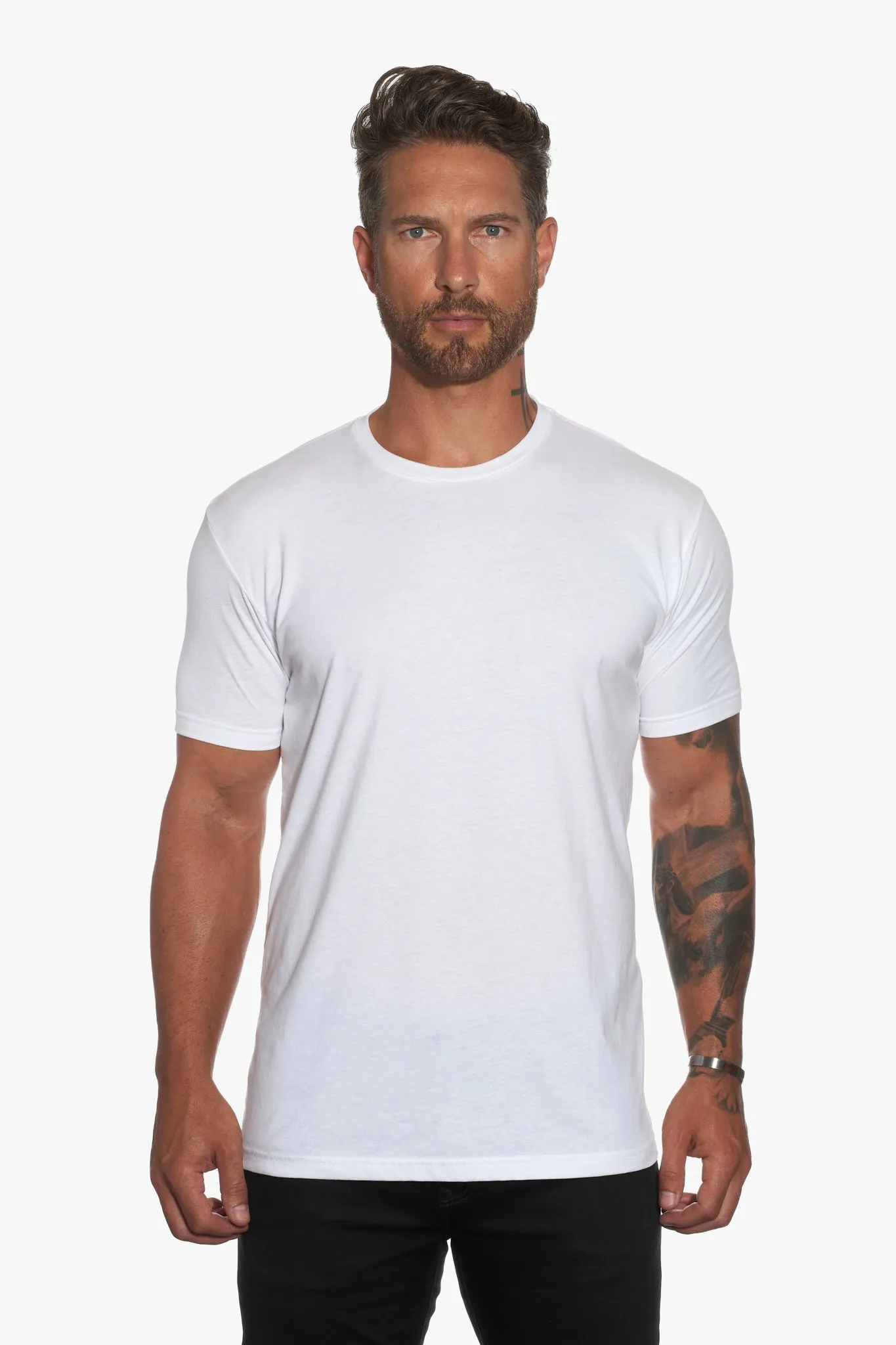 Ultra Soft Fitted Crew Neck Tee