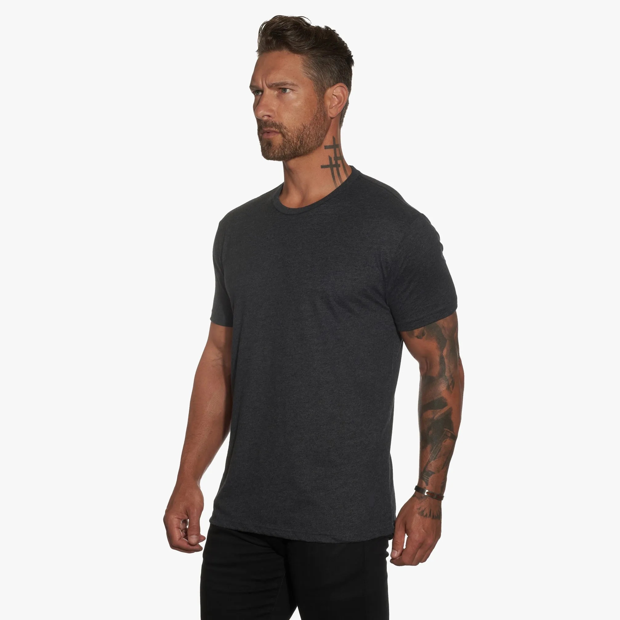 Ultra Soft Fitted Crew Neck Tee