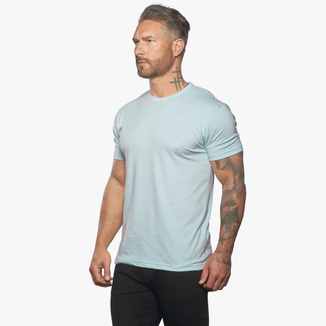 Ultra Soft Fitted Crew Neck Tee