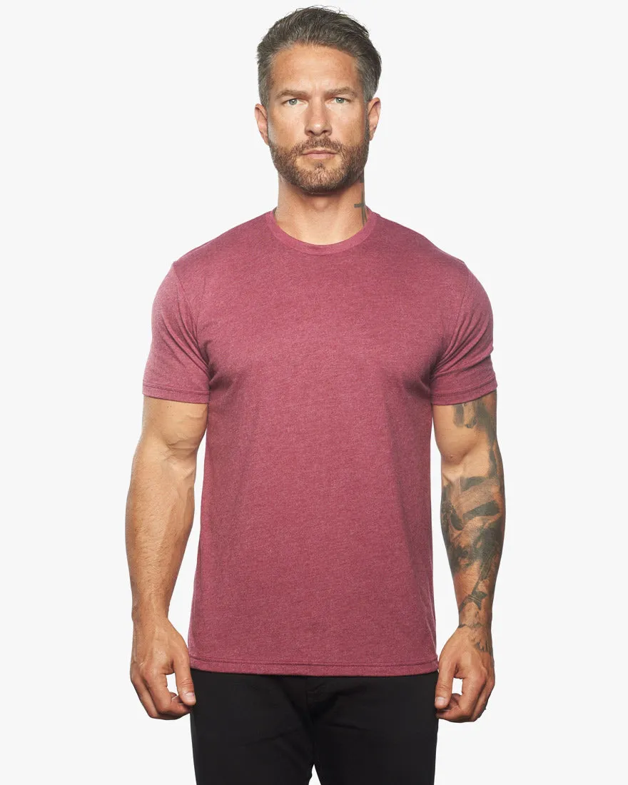 Ultra Soft Fitted Crew Neck Tee