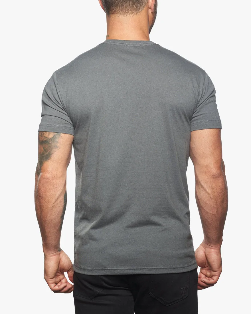 Ultra Soft Fitted Crew Neck Tee