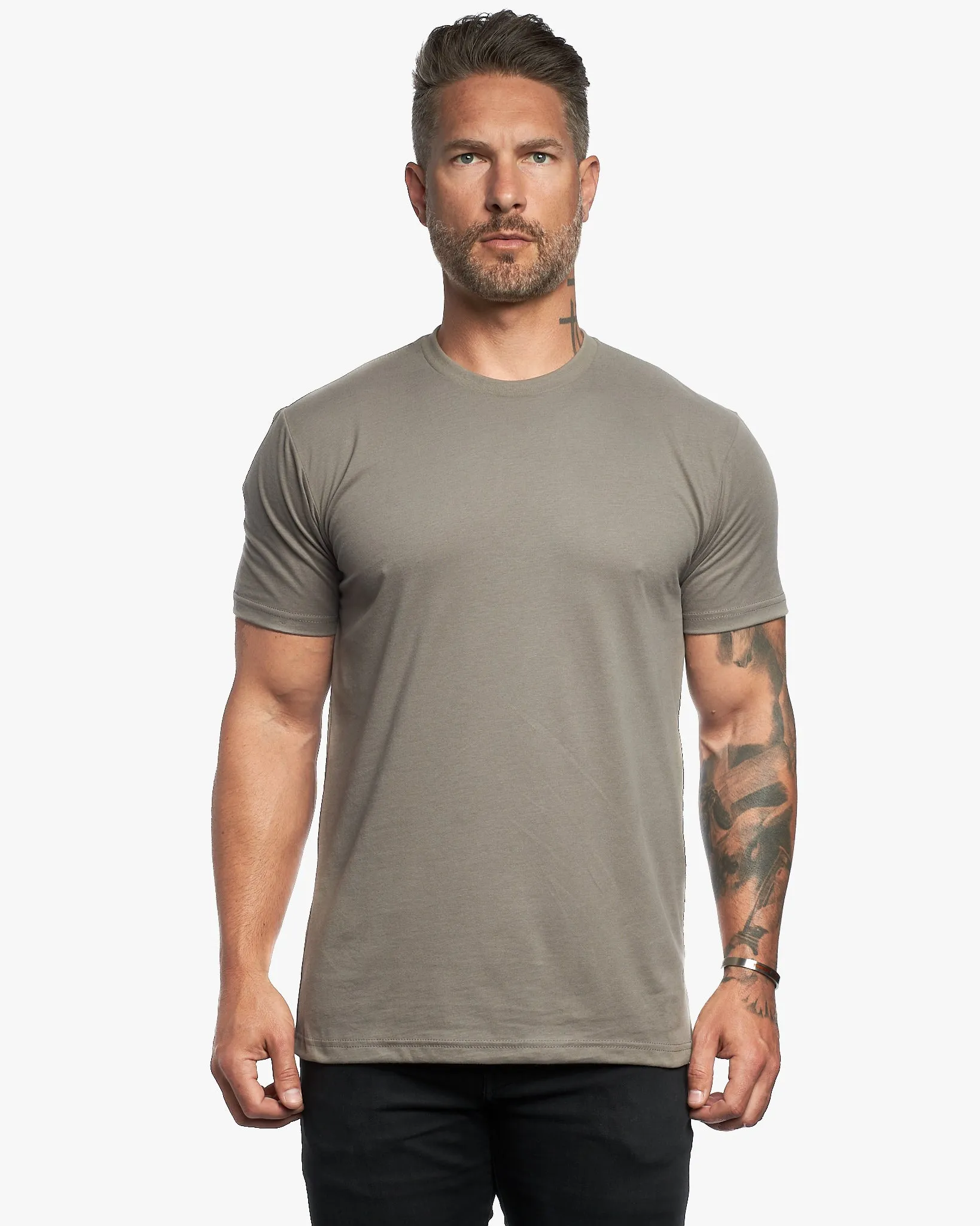 Ultra Soft Fitted Crew Neck Tee