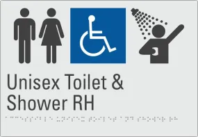 Unisex Toilet & Shower RH