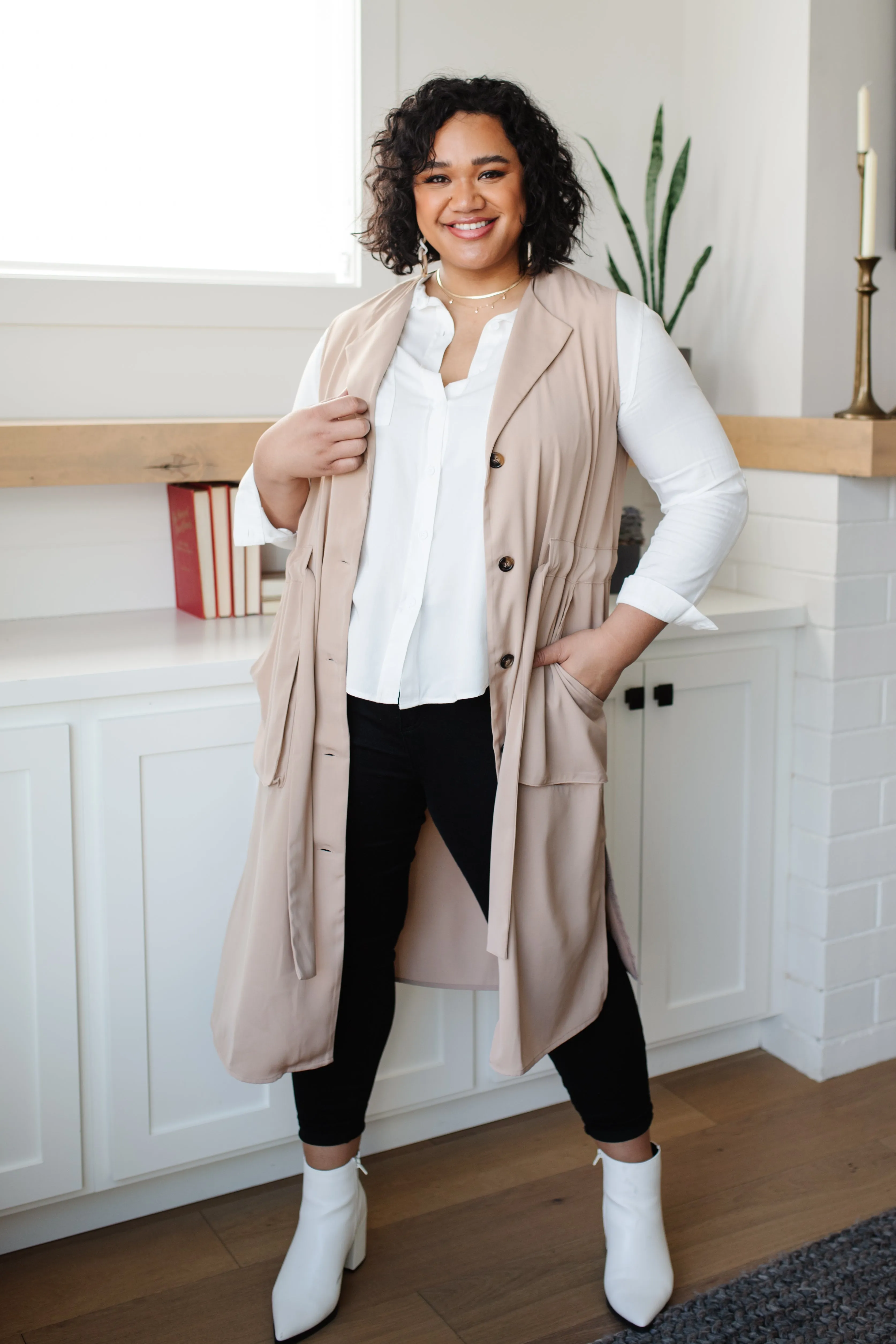 Unwavering Confidence Blouse In White