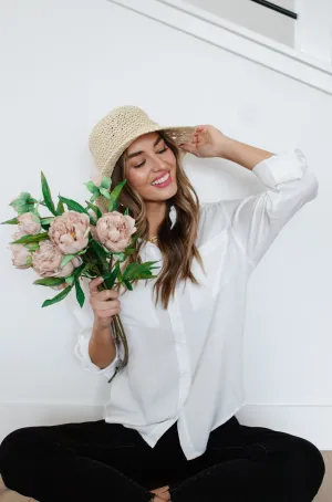 Unwavering Confidence Blouse In White