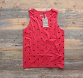 Varsity Red Brain Matter Tank Top