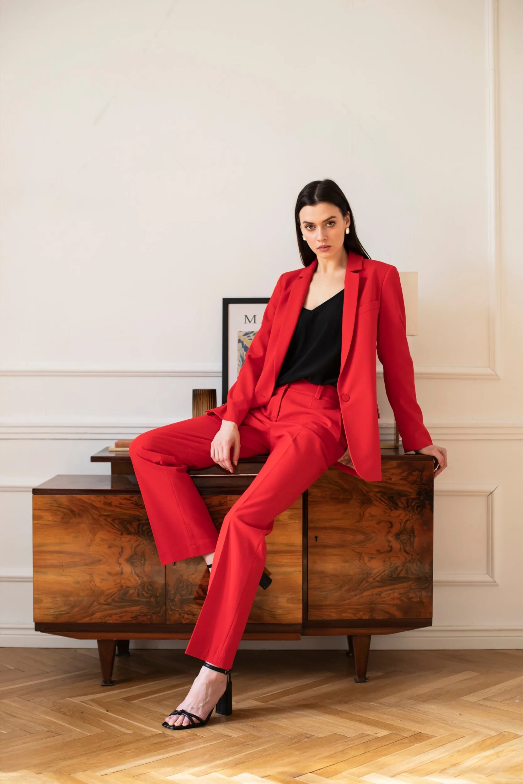 Vogue Pants Red