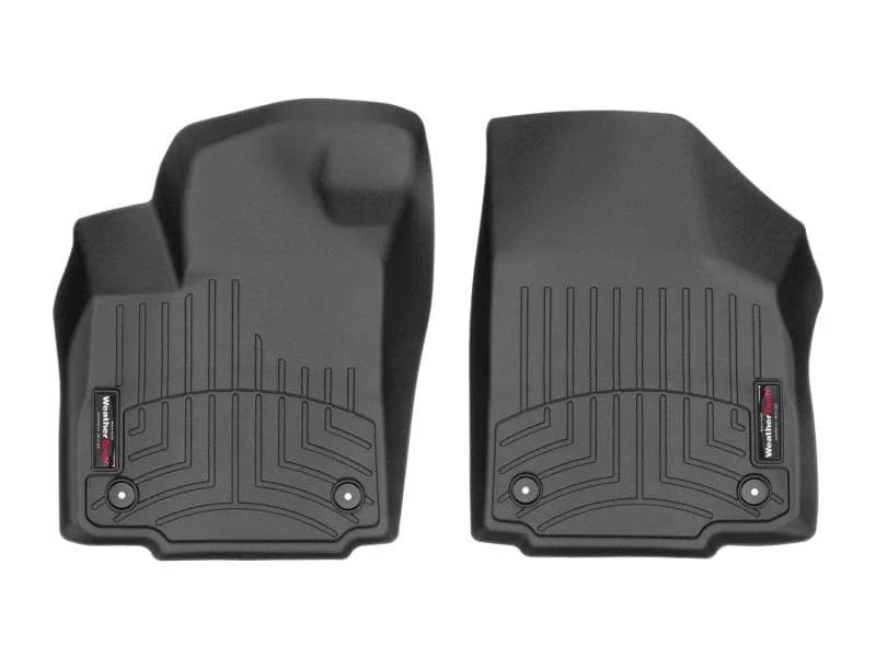 WeatherTech 16-17 Porsche 911 RA (911) w/Passenger Side Luggage Net Front FloorLiner - Black