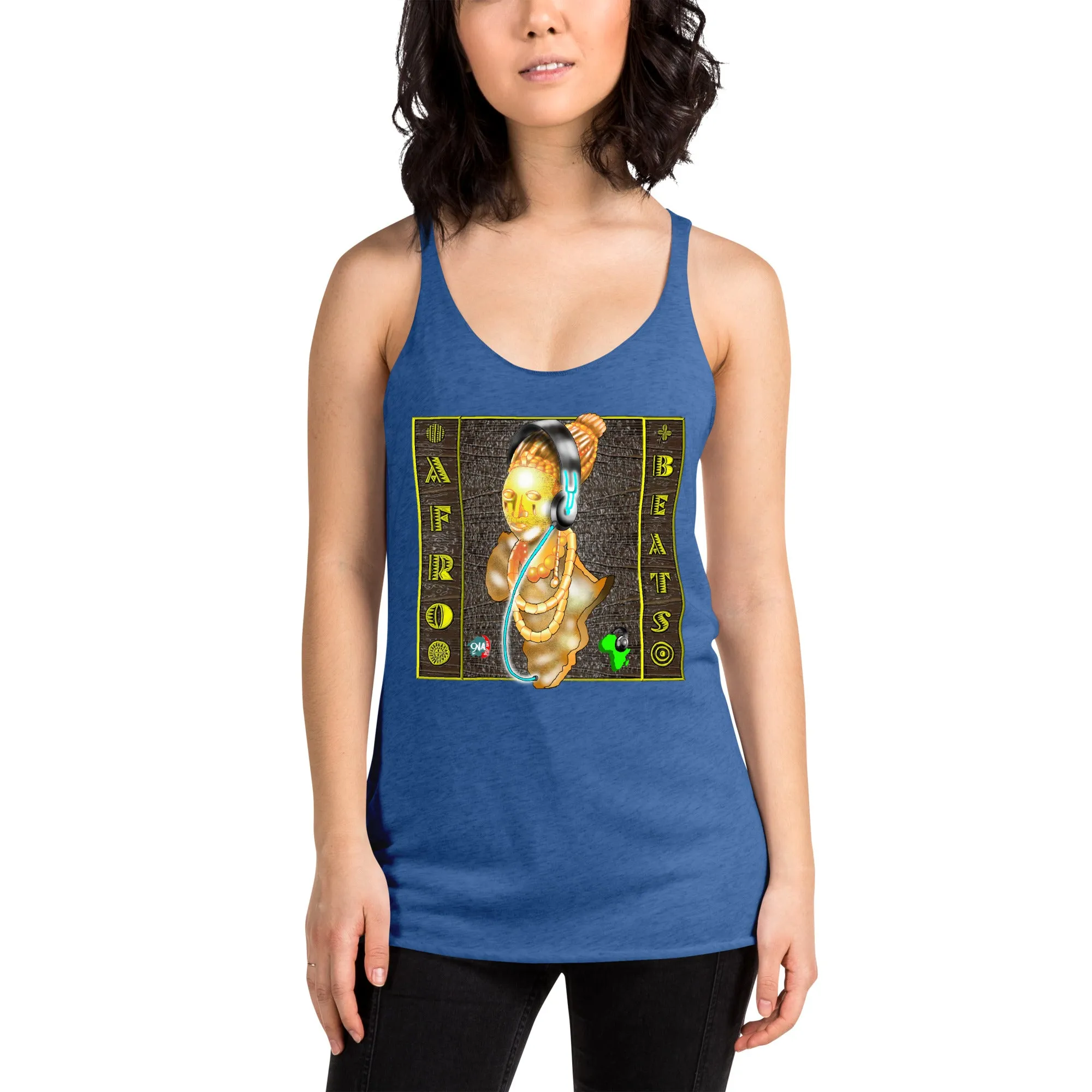 Women's "Bronze Queen" Afrobeats Tank Top