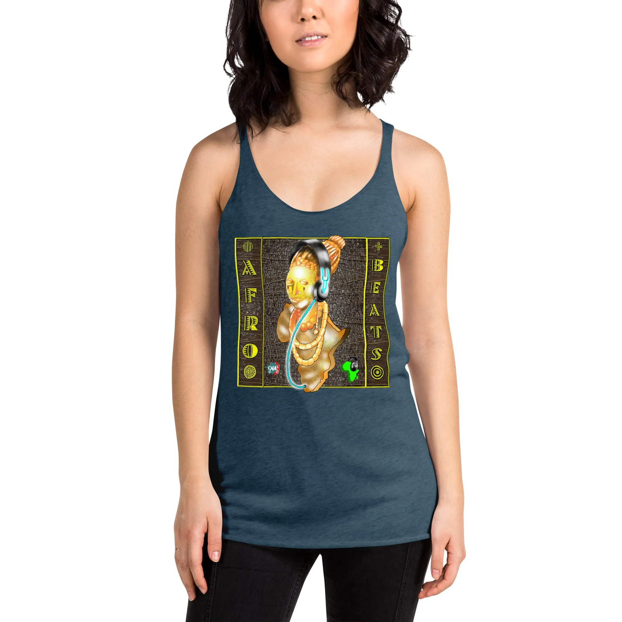 Women's "Bronze Queen" Afrobeats Tank Top