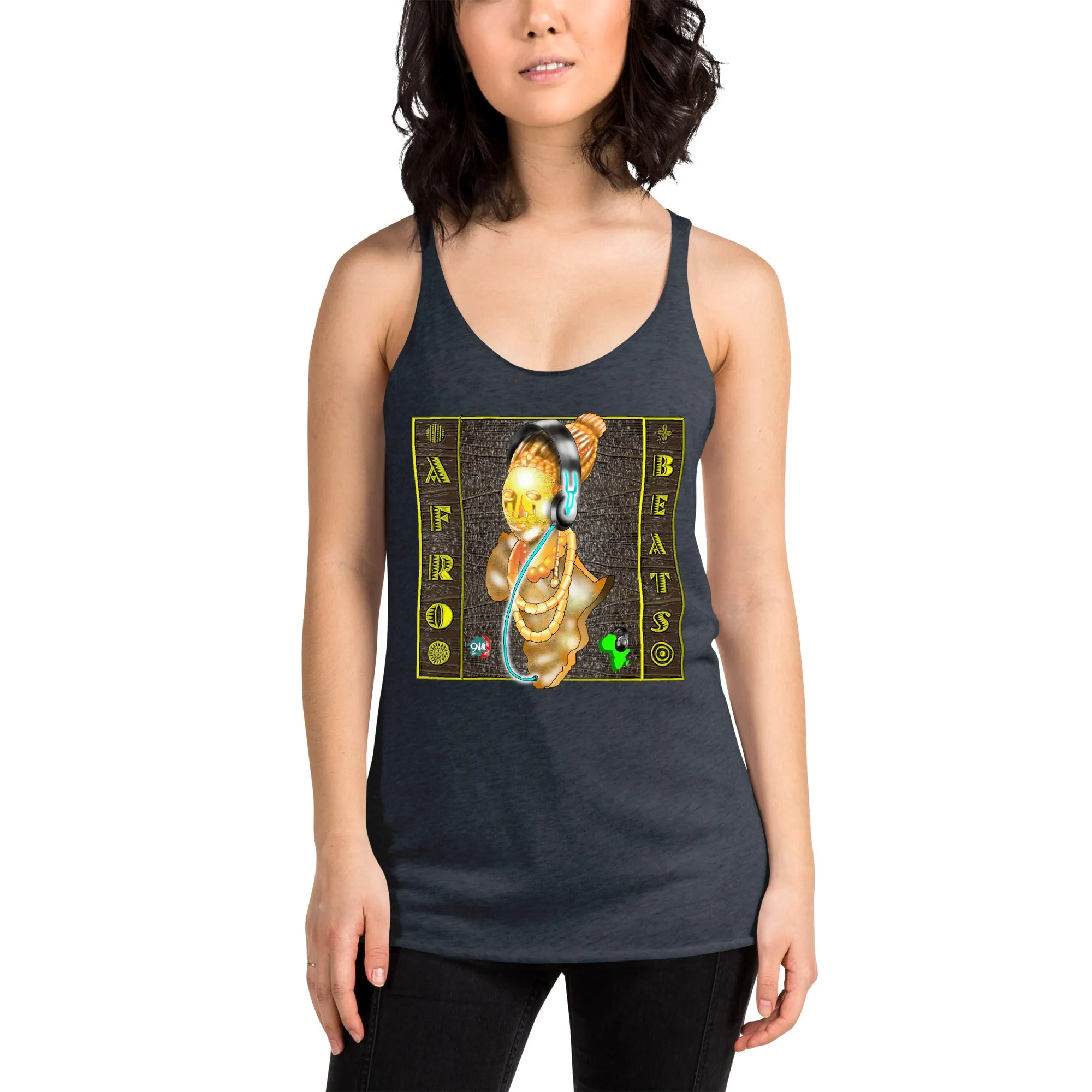 Women's "Bronze Queen" Afrobeats Tank Top